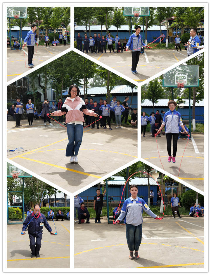 伴隨跳繩擦過地面的清脆聲,盡情展現著運動員們的輕盈風姿 伴隨跳繩擦過地面的清脆聲,盡情展現著運動員們的輕盈風姿